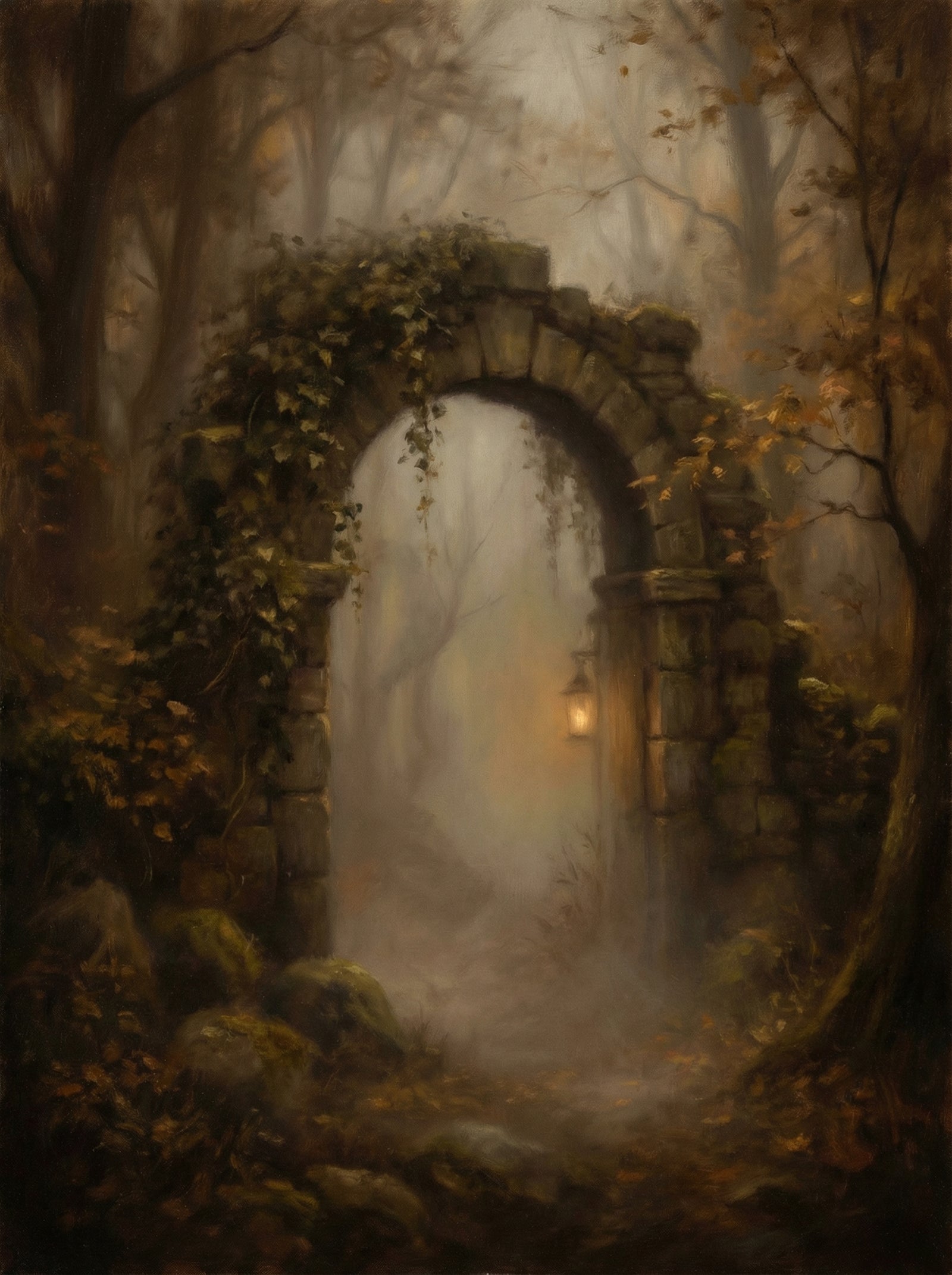 Poster in black frame