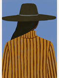 Plakat Modern Woman with Hat – plakat i druk artystyczny