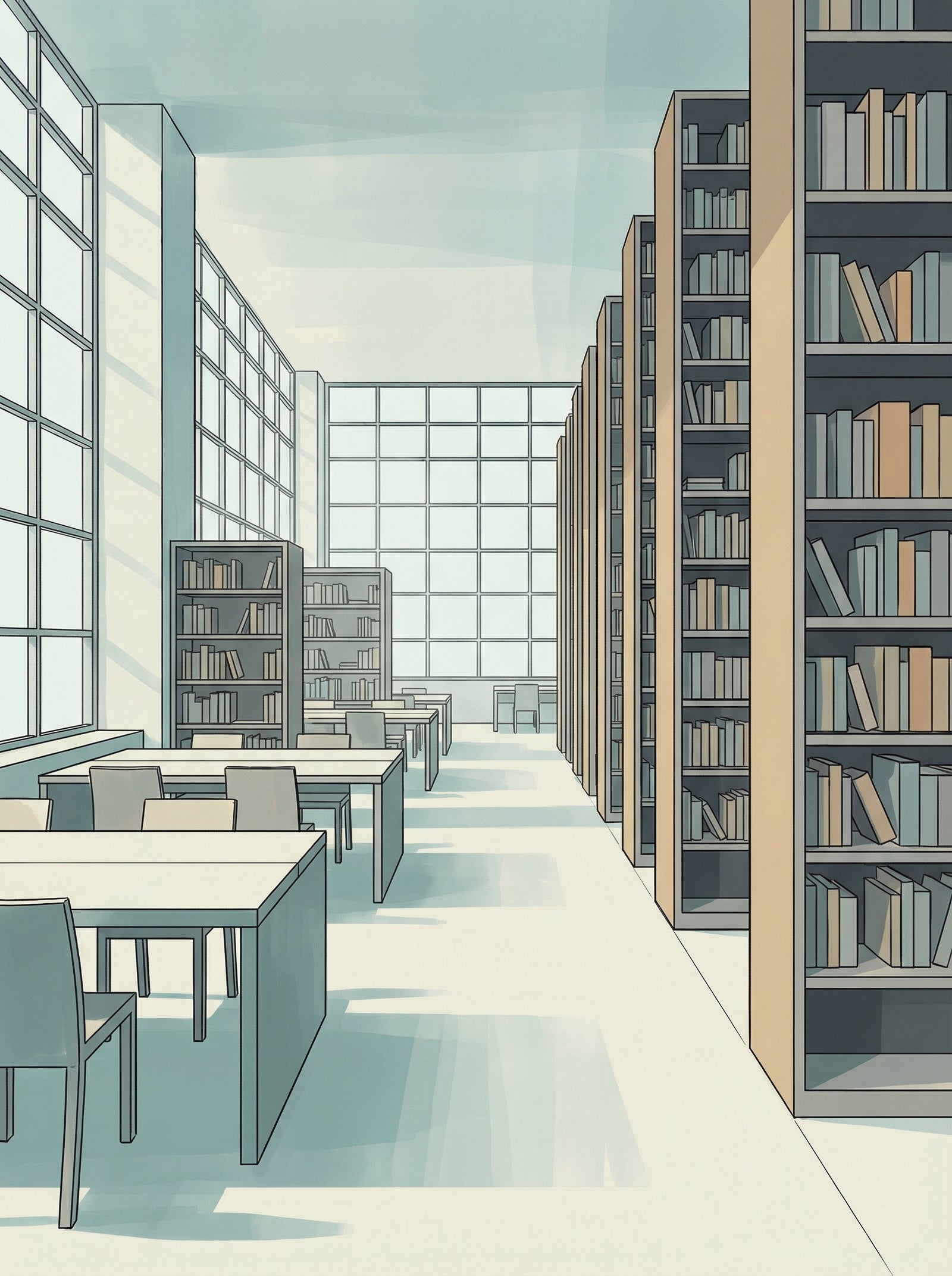 Poster in black frame