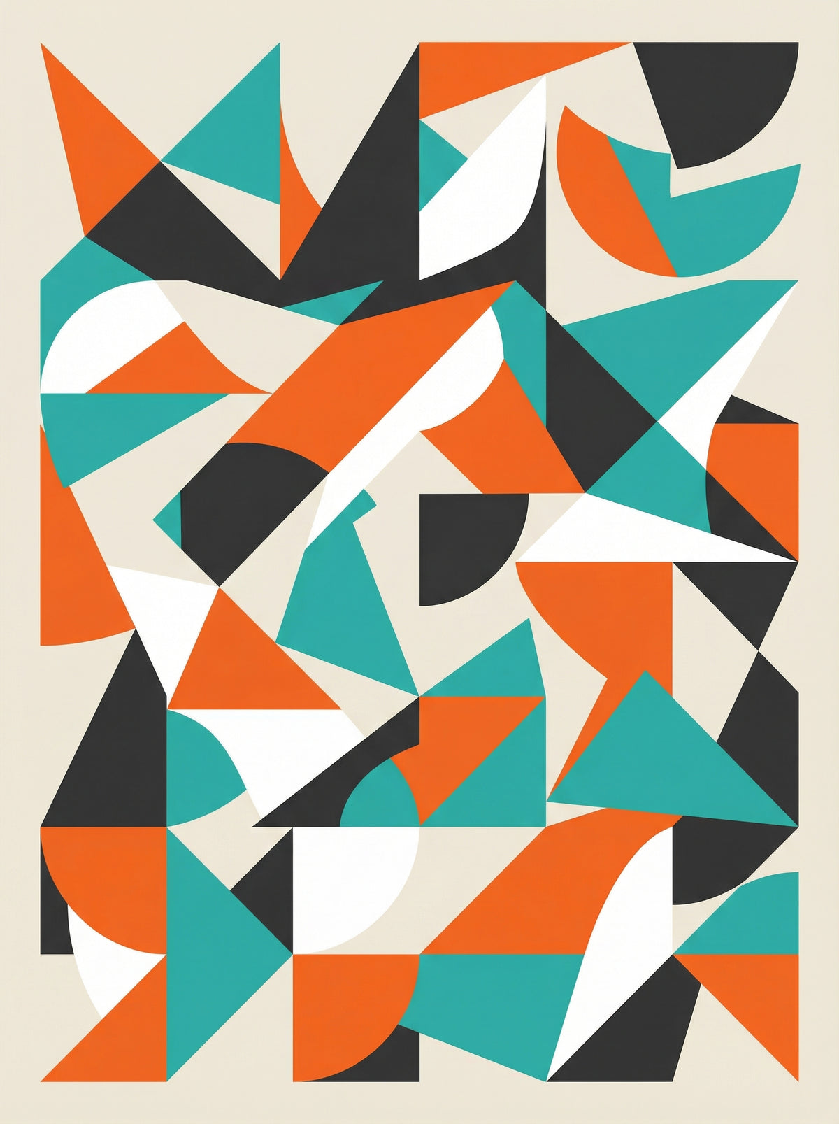 Poster in black frame