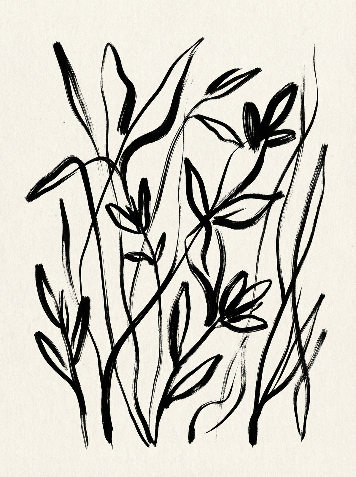 Poster in black frame