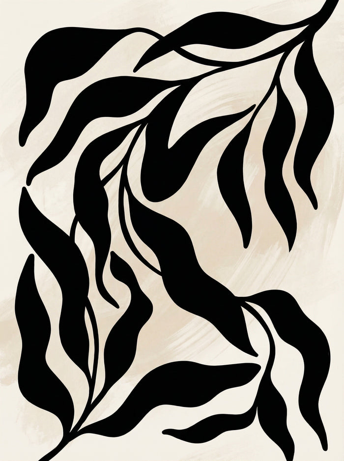 Poster in black frame