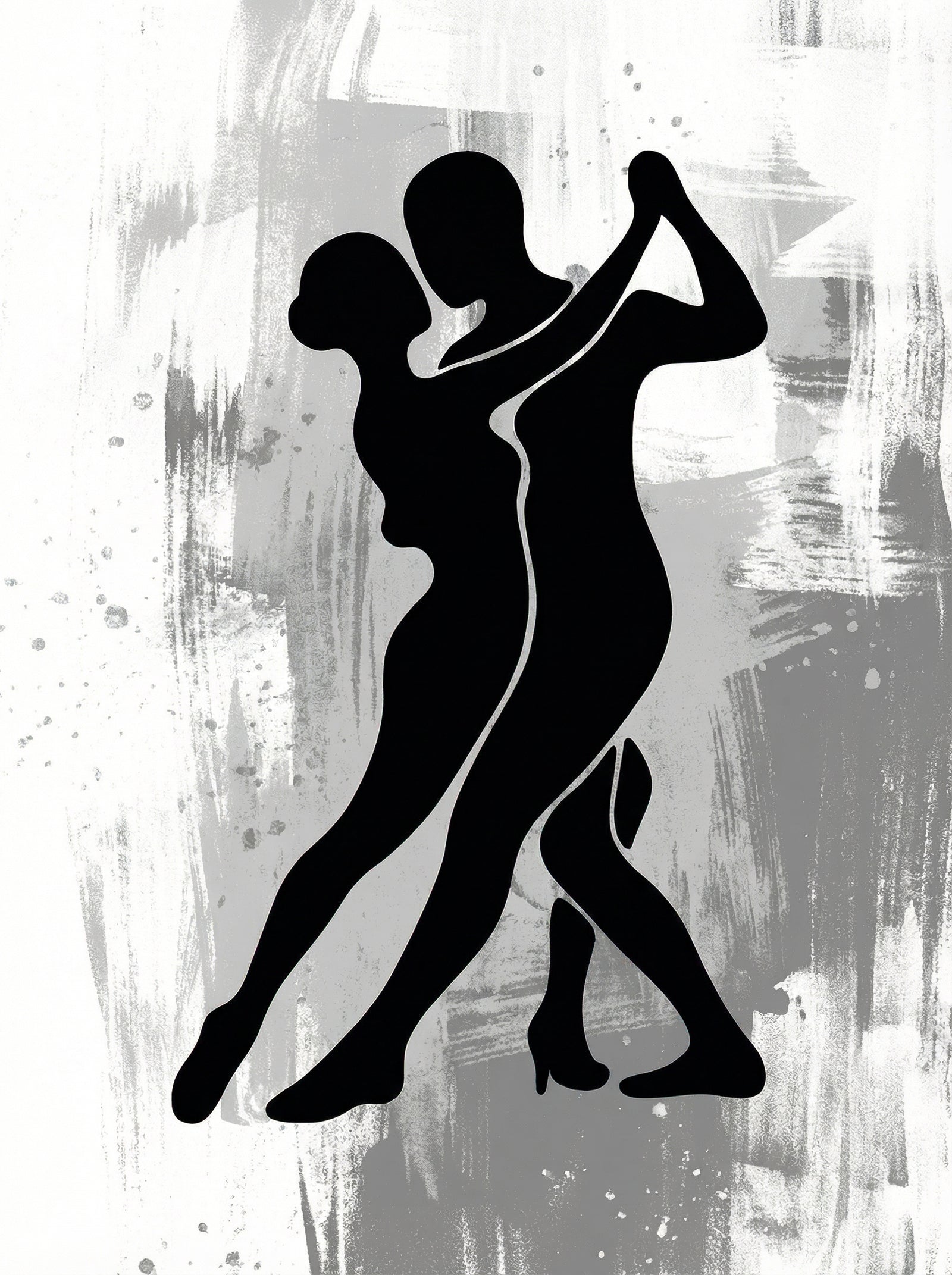 Poster in black frame