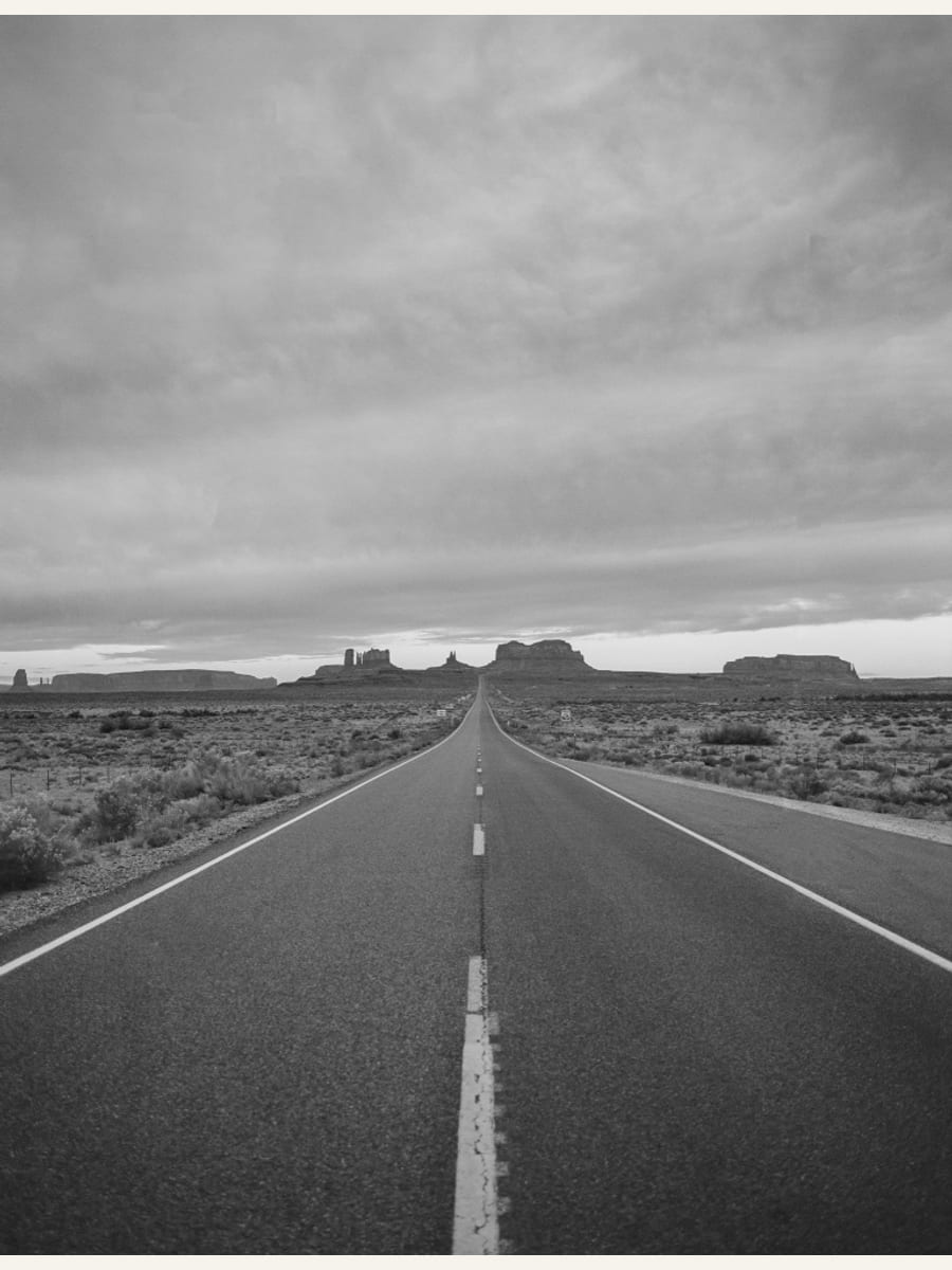 Affiche Monochrome Monument Valley II – affiche et impression d’art