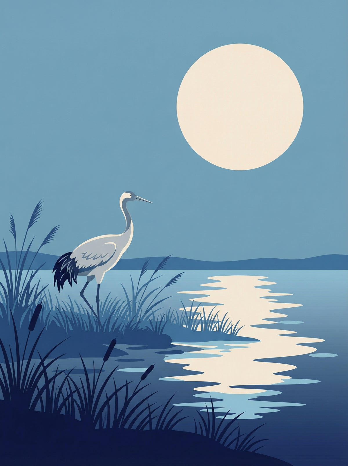 Poster in black frame