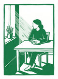 Poster in black frame