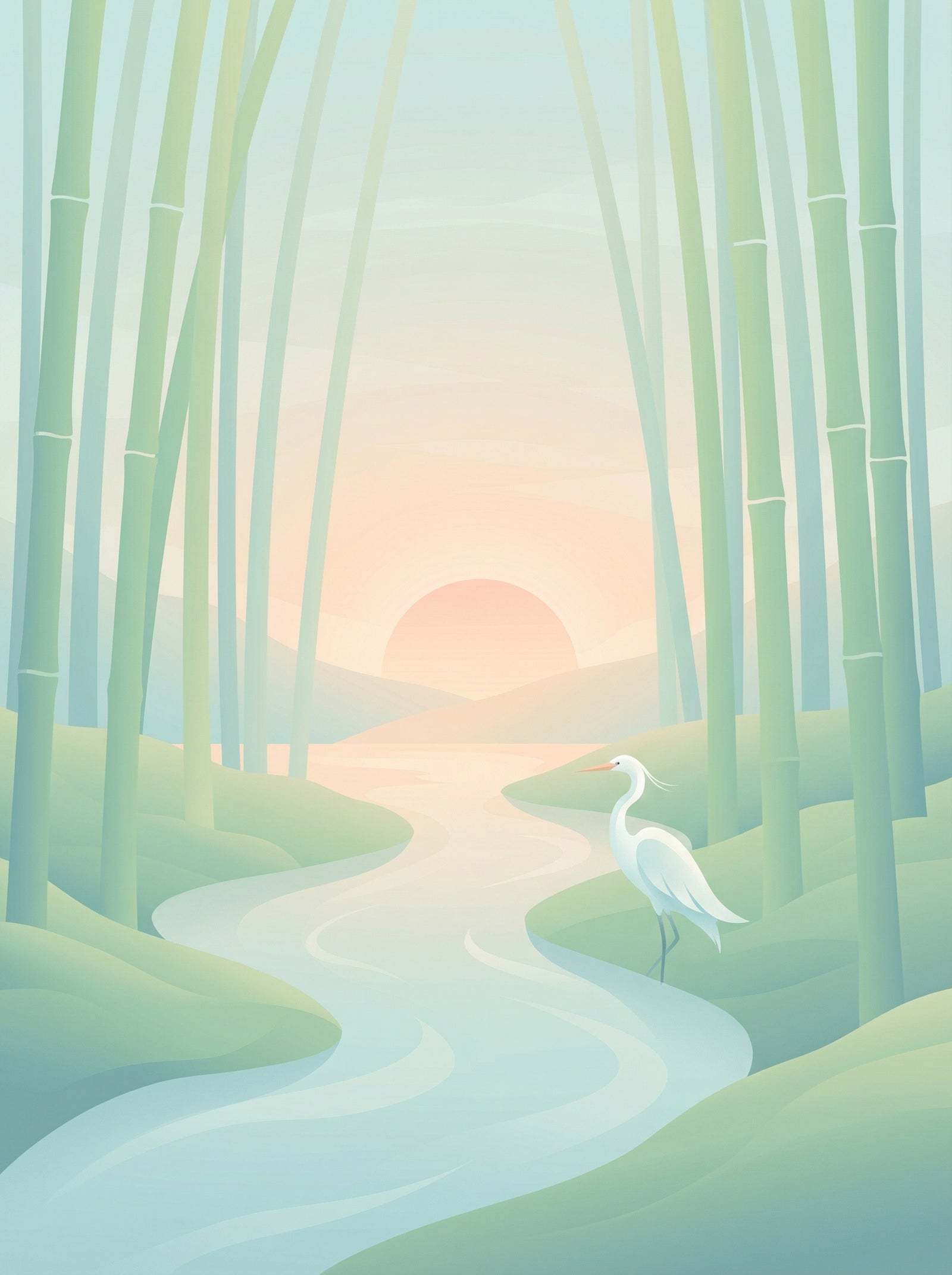 Poster in black frame