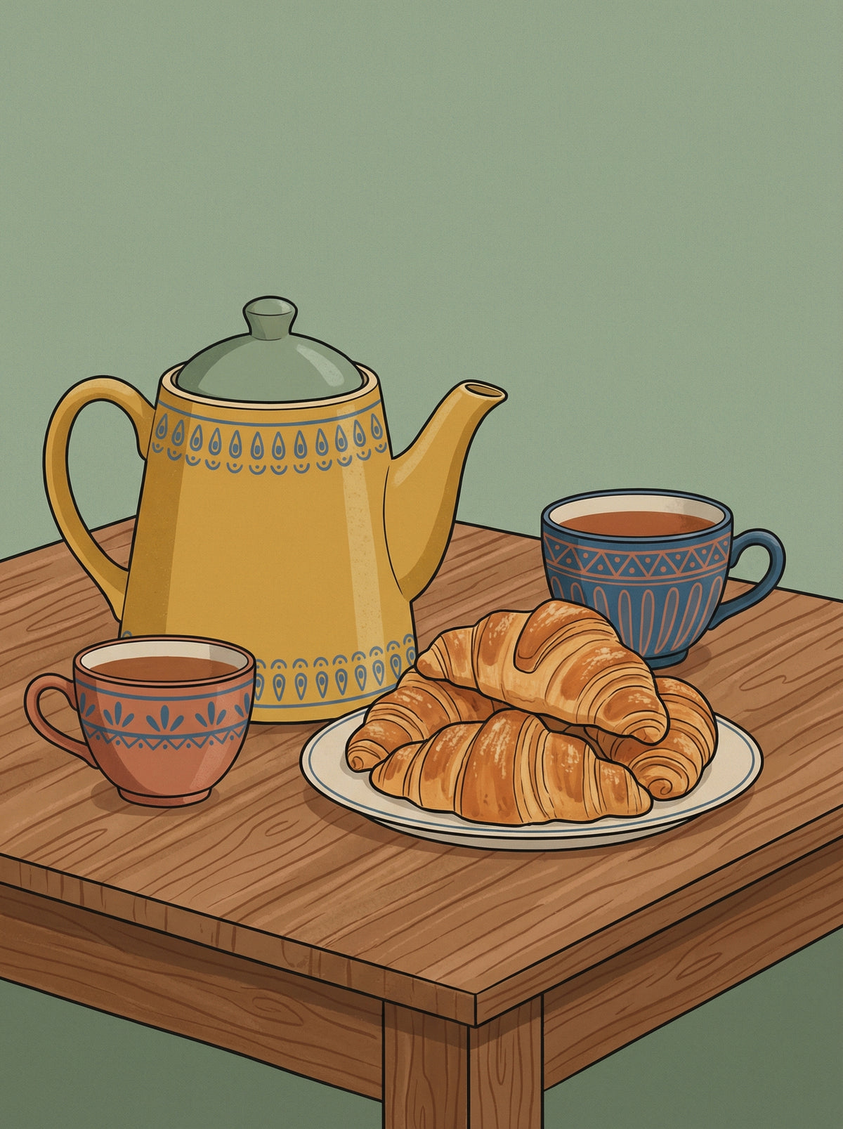 Poster in black frame