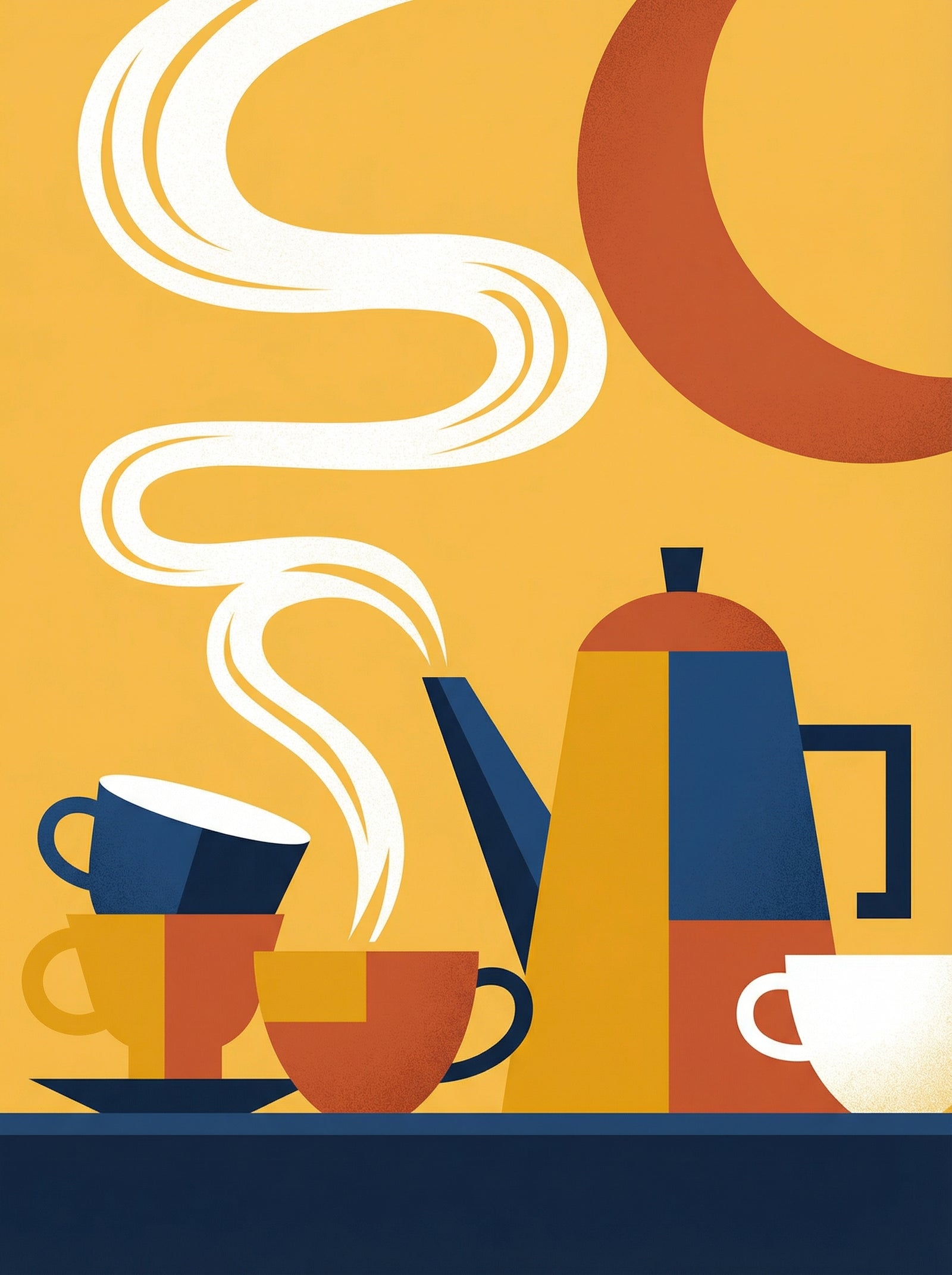 Poster in black frame