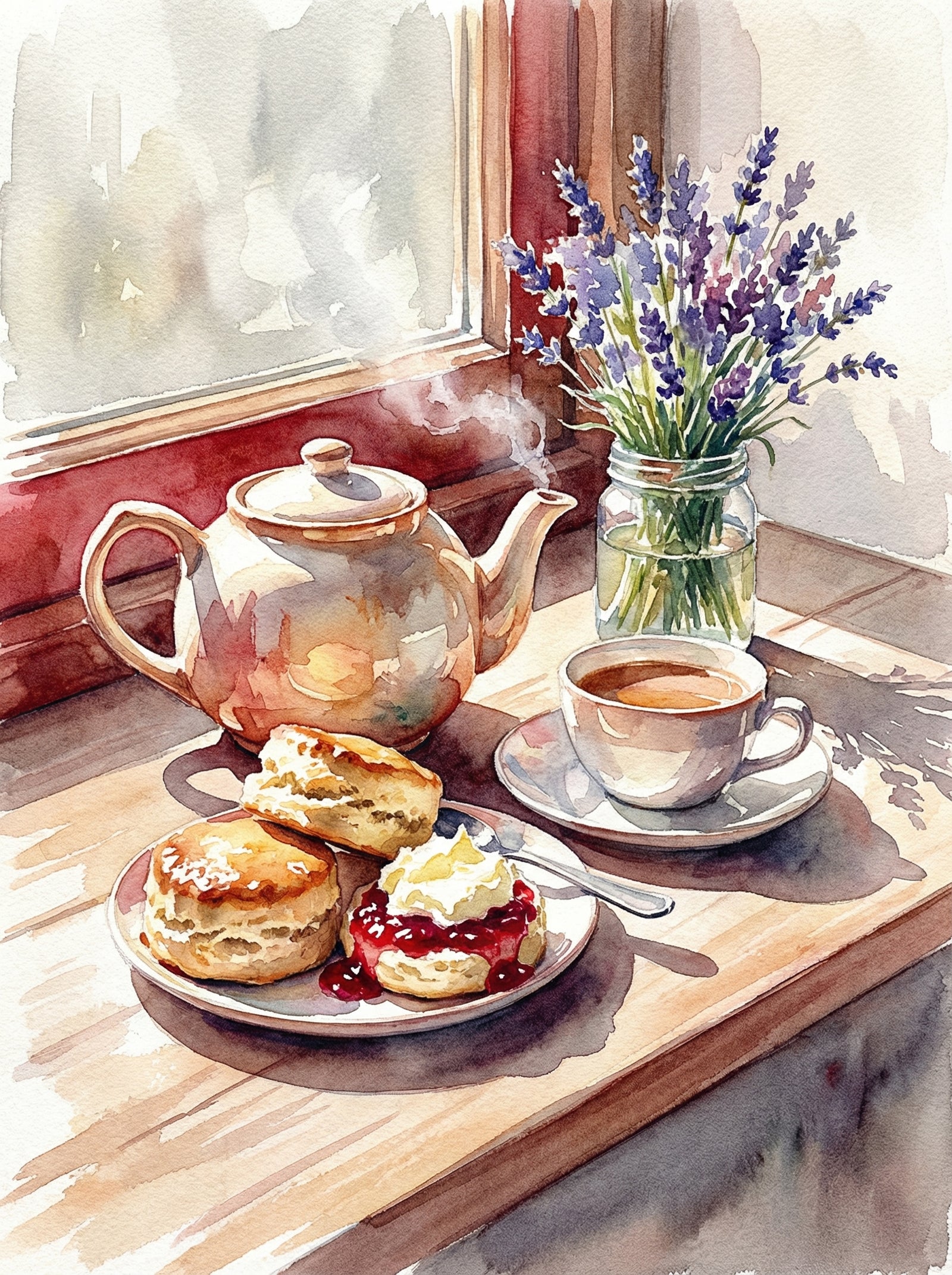 Poster in black frame