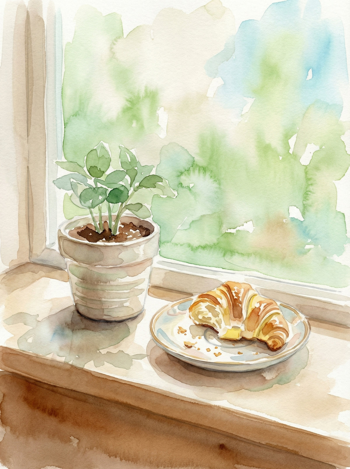 Poster in black frame