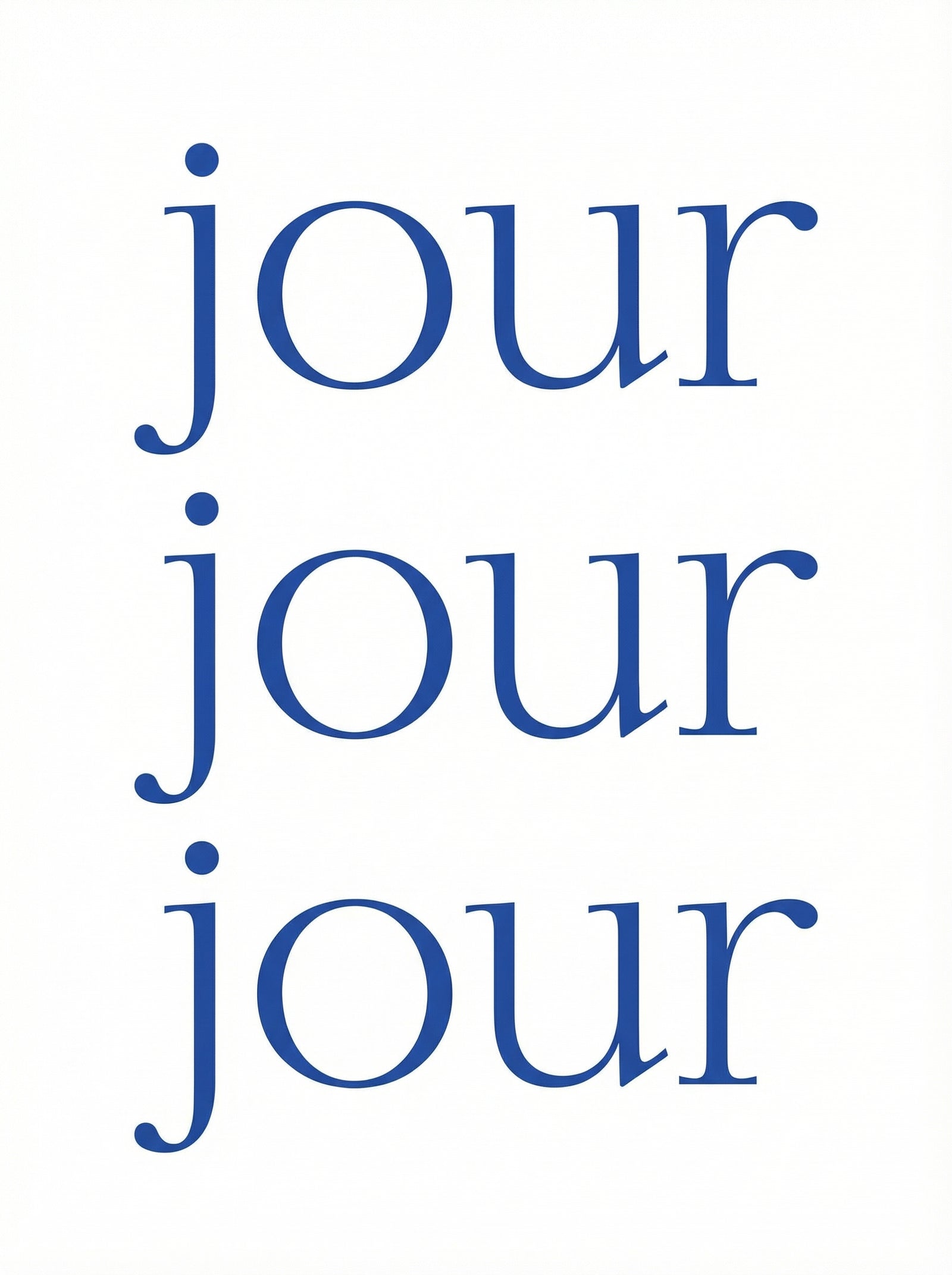 Poster in black frame