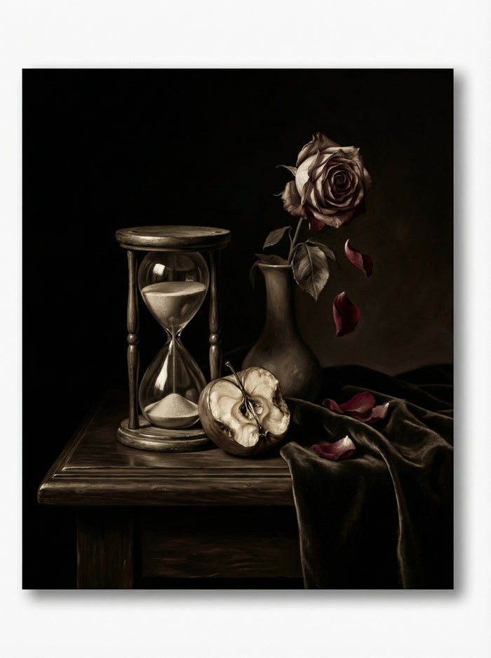 Poster in black frame