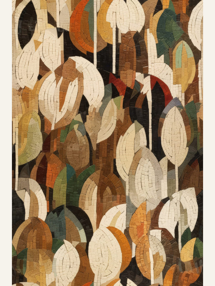 Mosaic Leafs Poster – poster och konsttryck