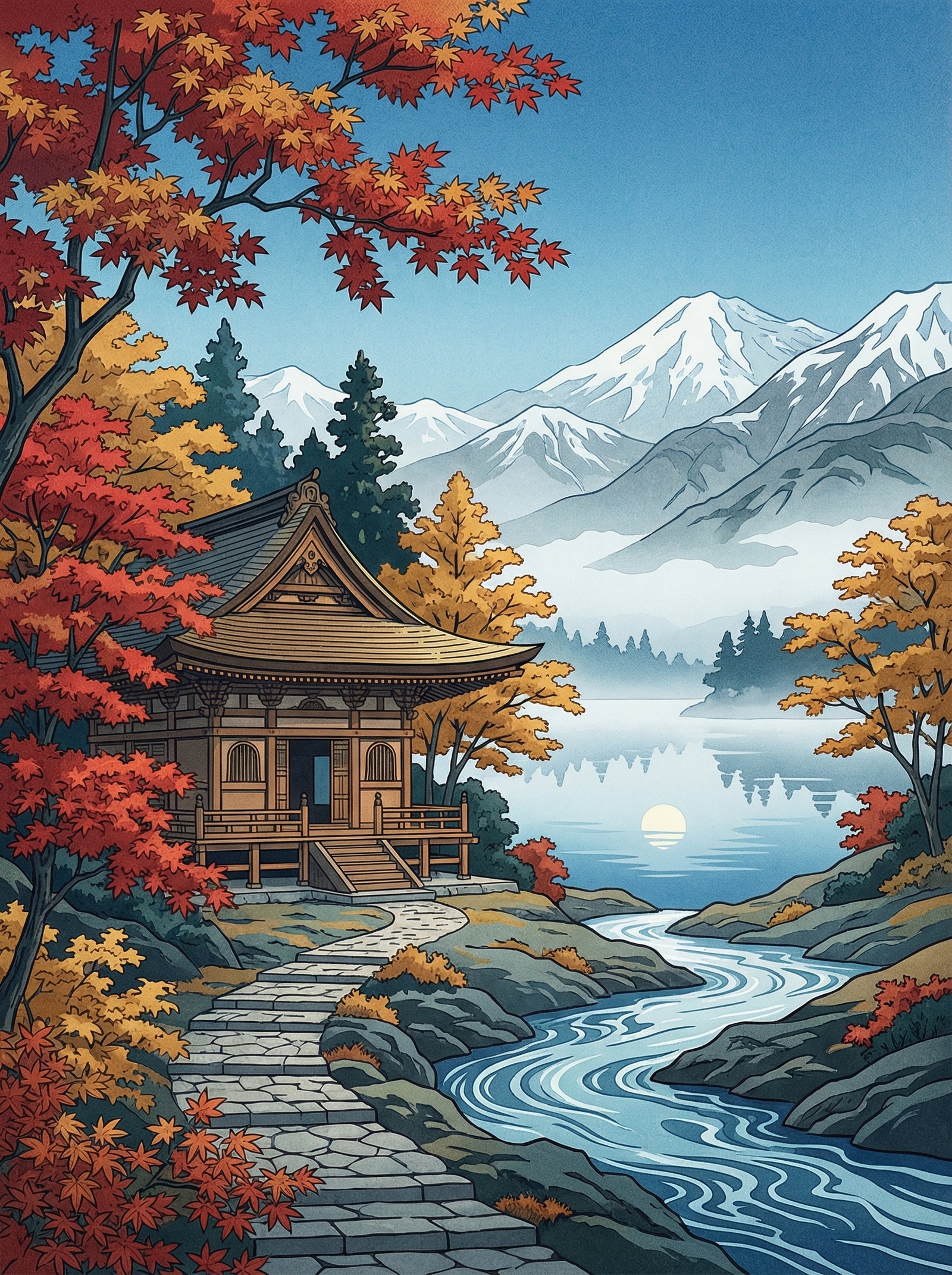 Poster in black frame