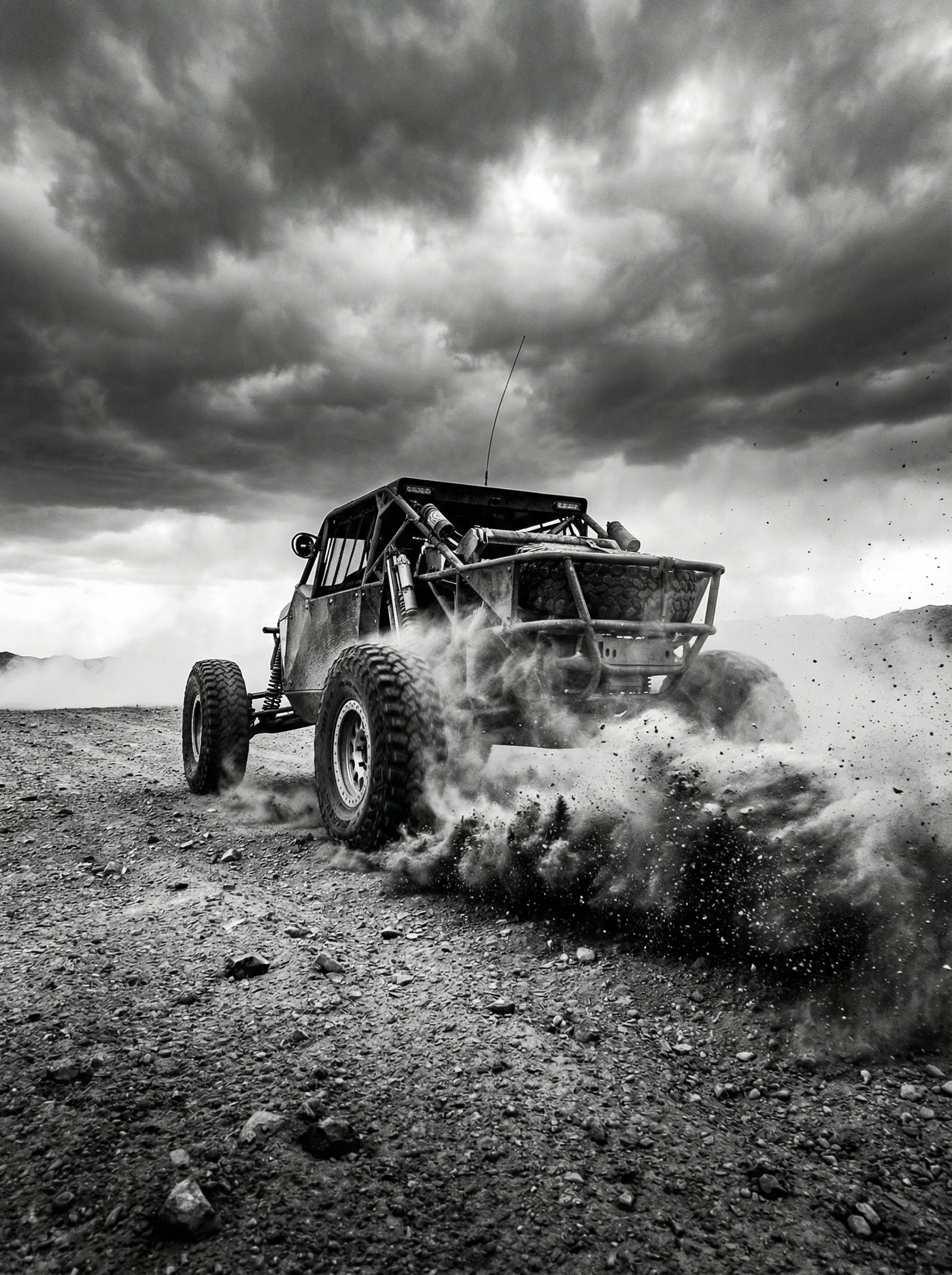 Poster in black frame