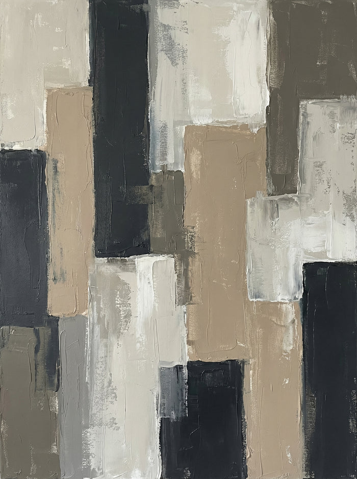 Muted Blocks – plakat og kunsttryk