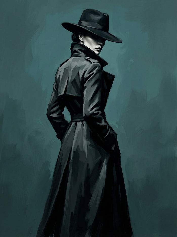 Poster in black frame
