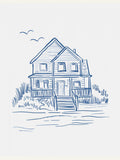 Plakat Nantucket Beachhouse – plakat i druk artystyczny