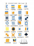 Nautical Flags Poster – Poster und Kunstdruck