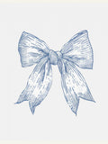 Plakat Nautical Pale Blue Bow – plakat i druk artystyczny