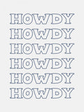 Plakat Navy Blue Howdy – plakat i druk artystyczny