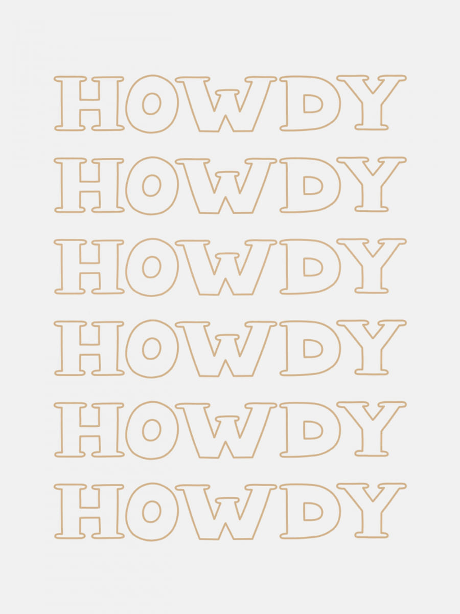 Plakat Neutral Howdy – plakat i druk artystyczny