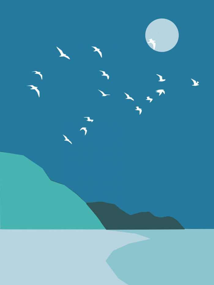 Night Flock Poster – poster and art print