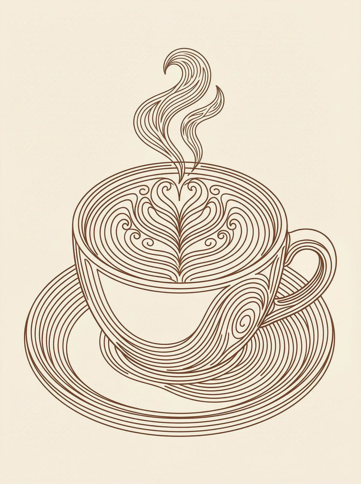 Poster in black frame