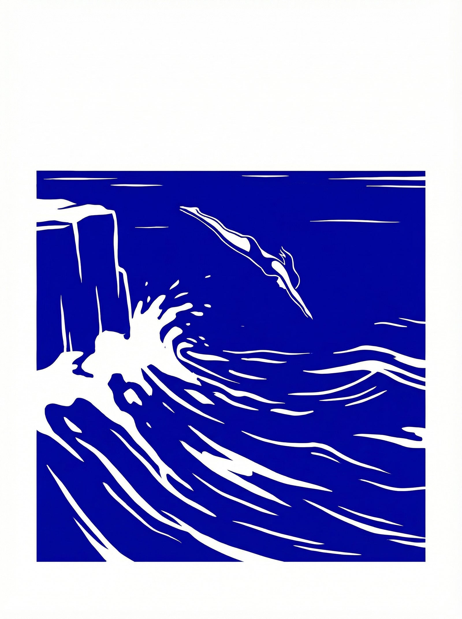 Poster in black frame