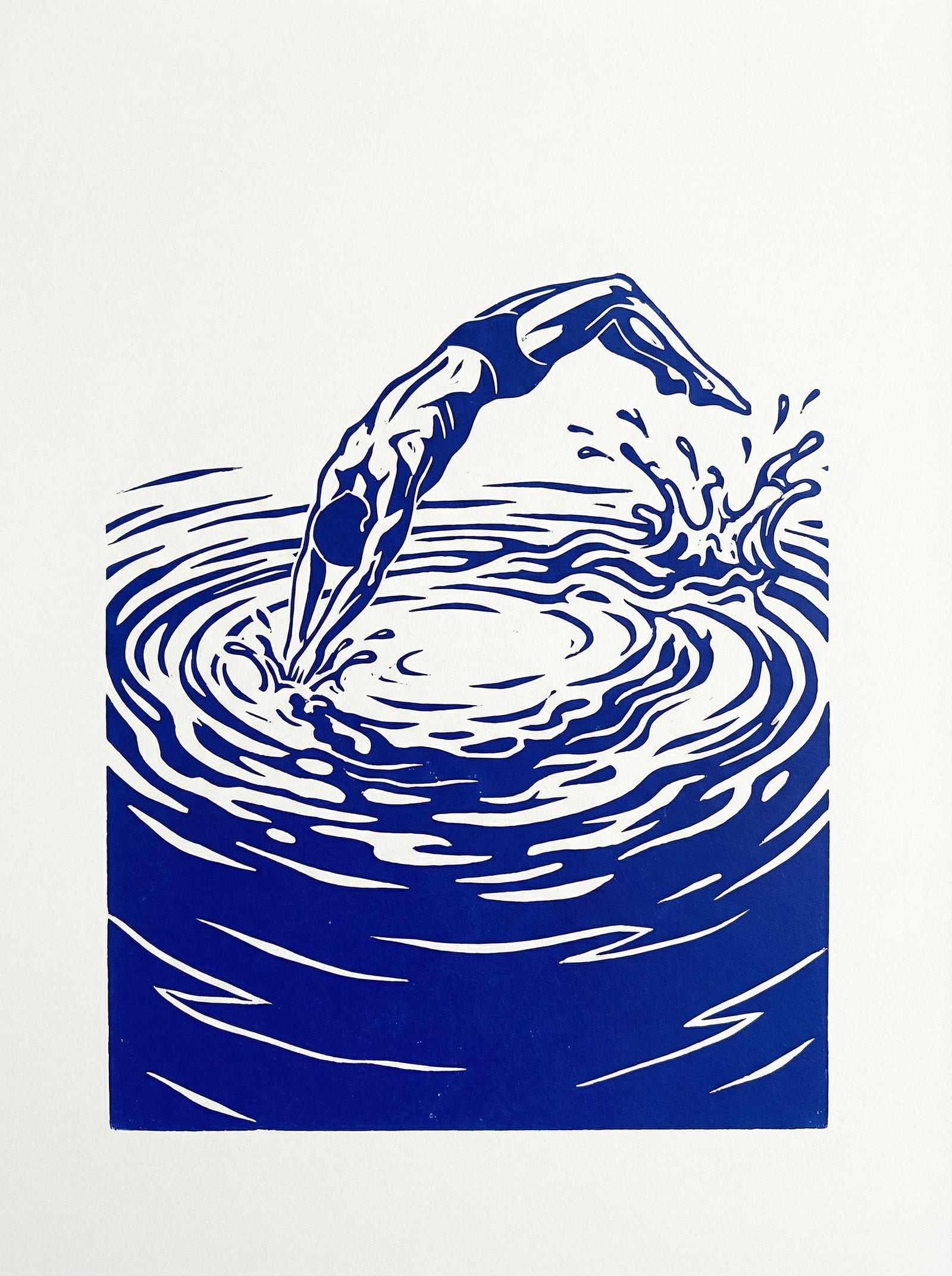 Poster in black frame