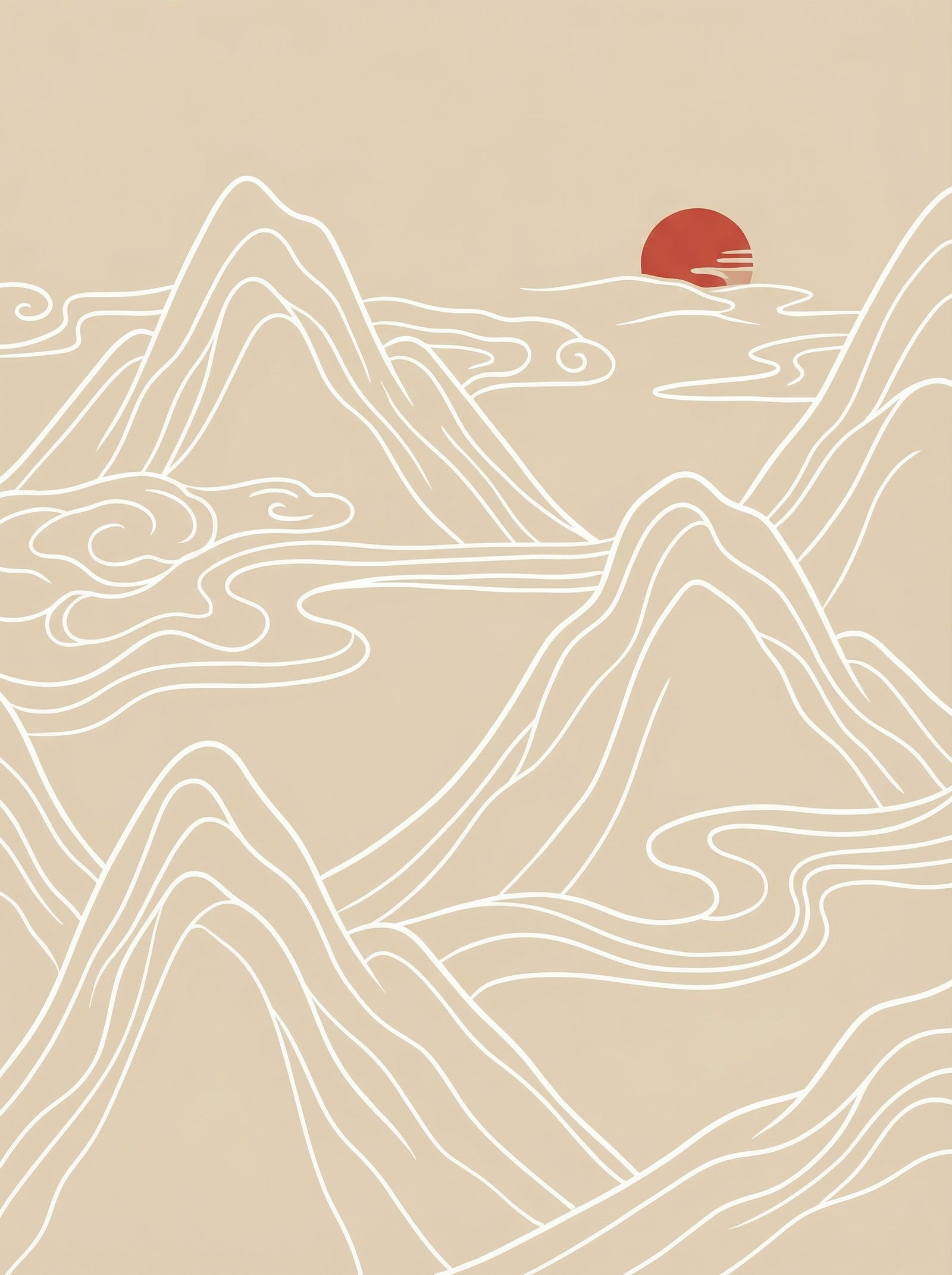 Poster in black frame