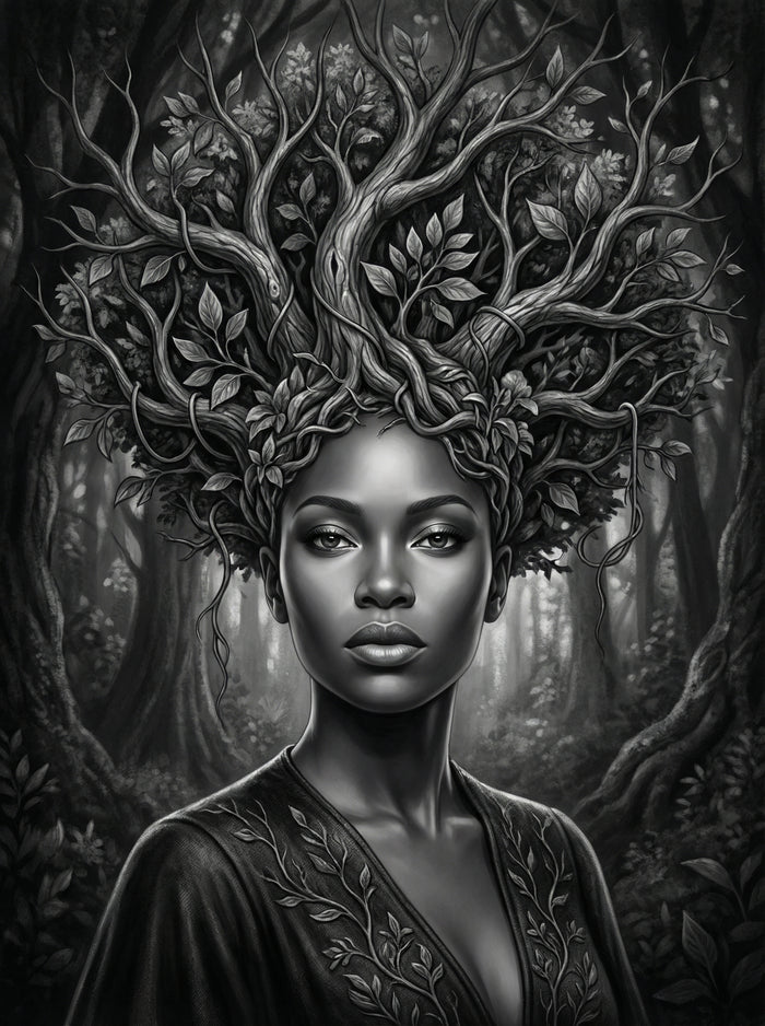 Poster in black frame