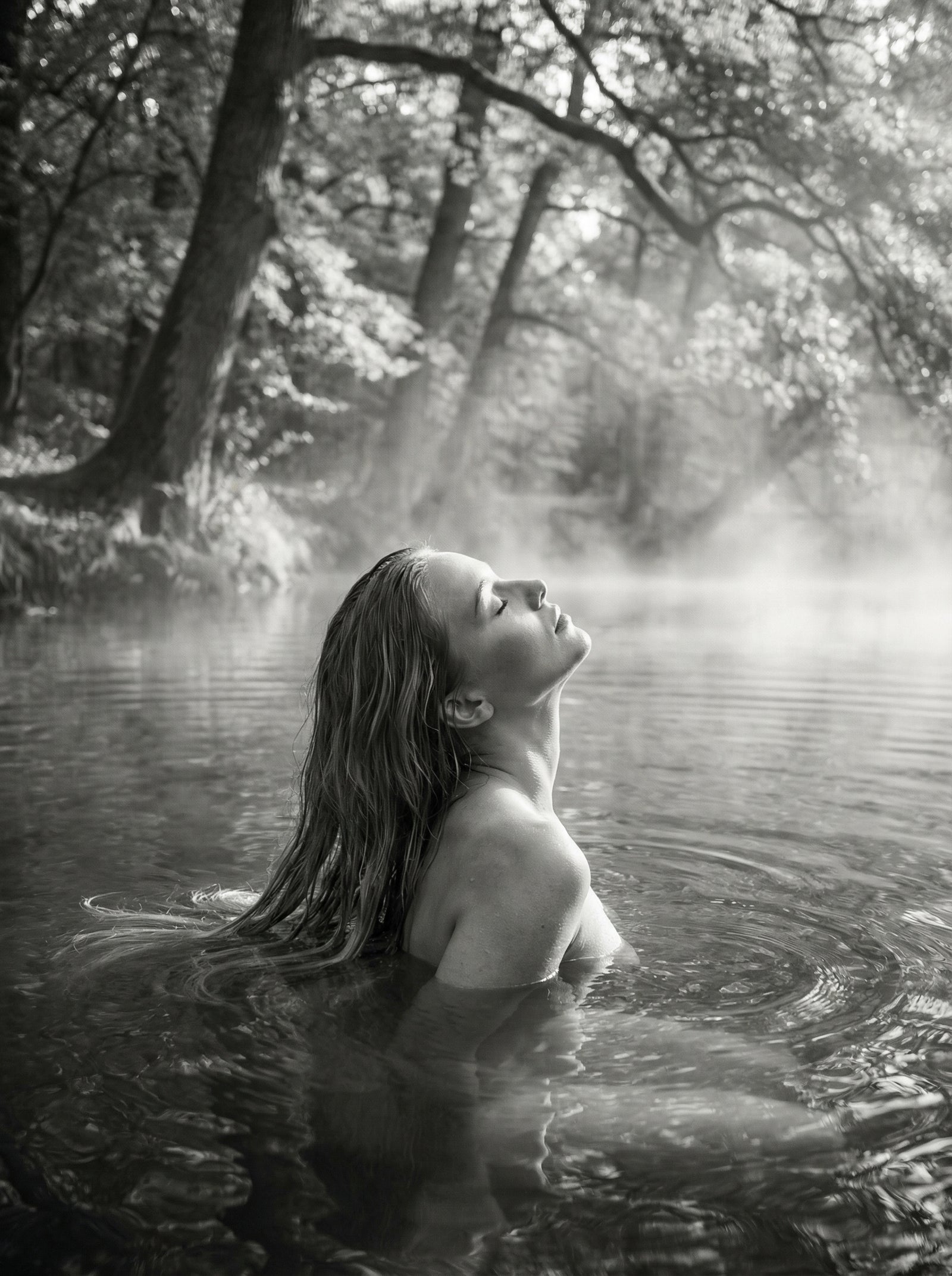 Poster in black frame