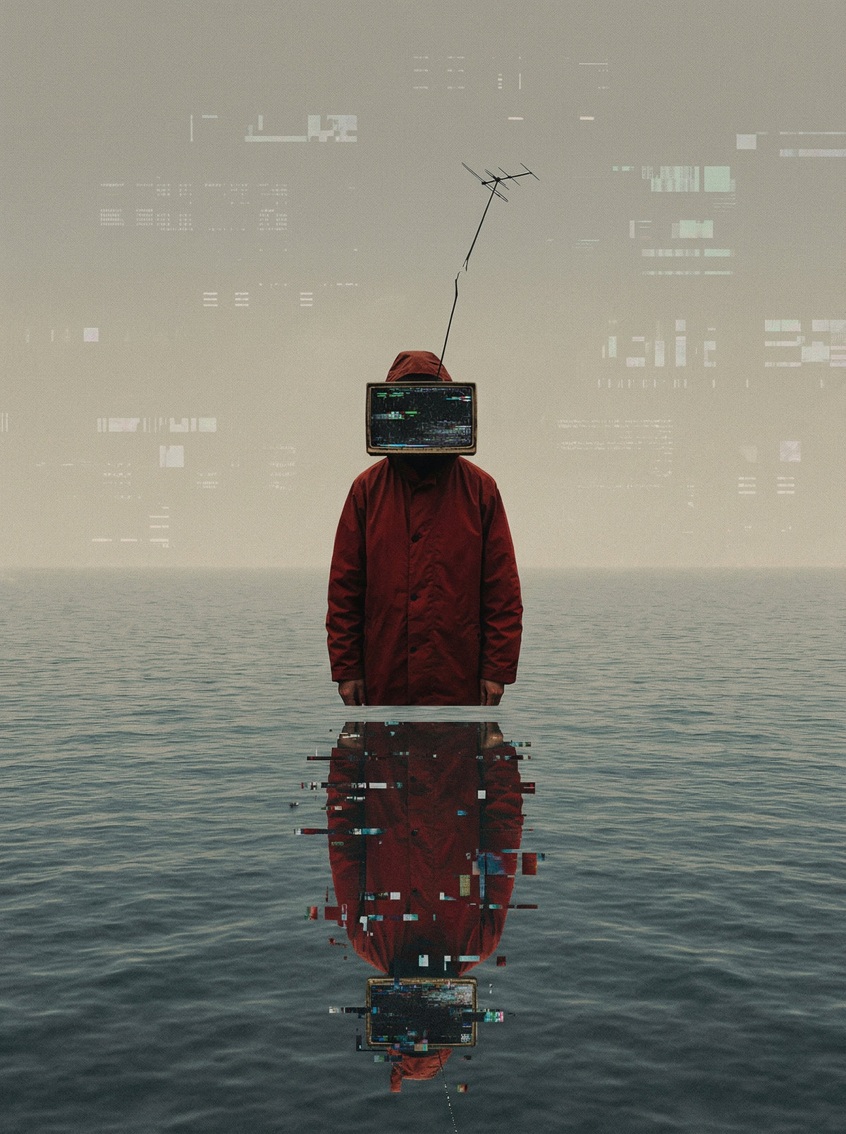 Poster in black frame