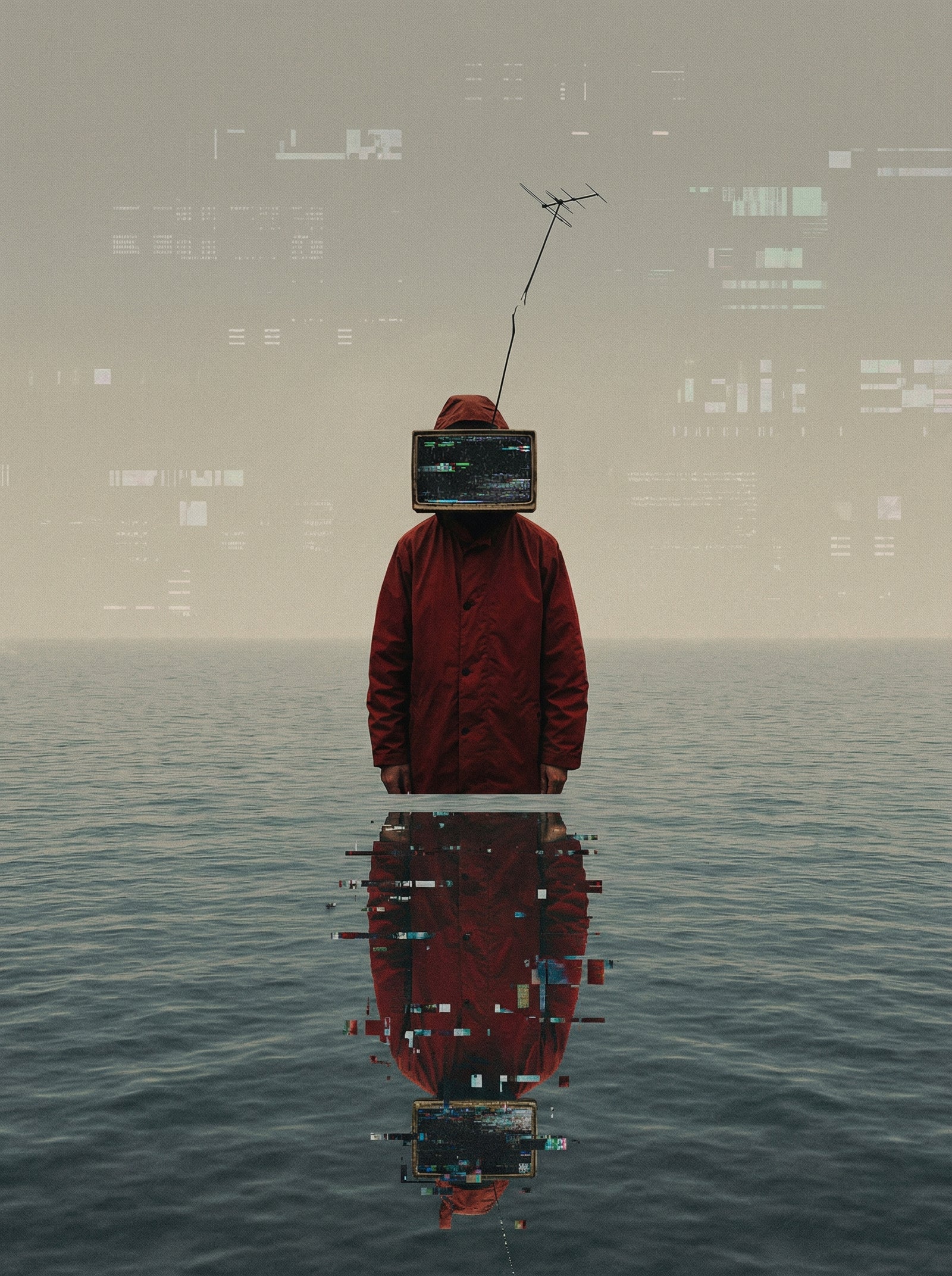 Poster in black frame