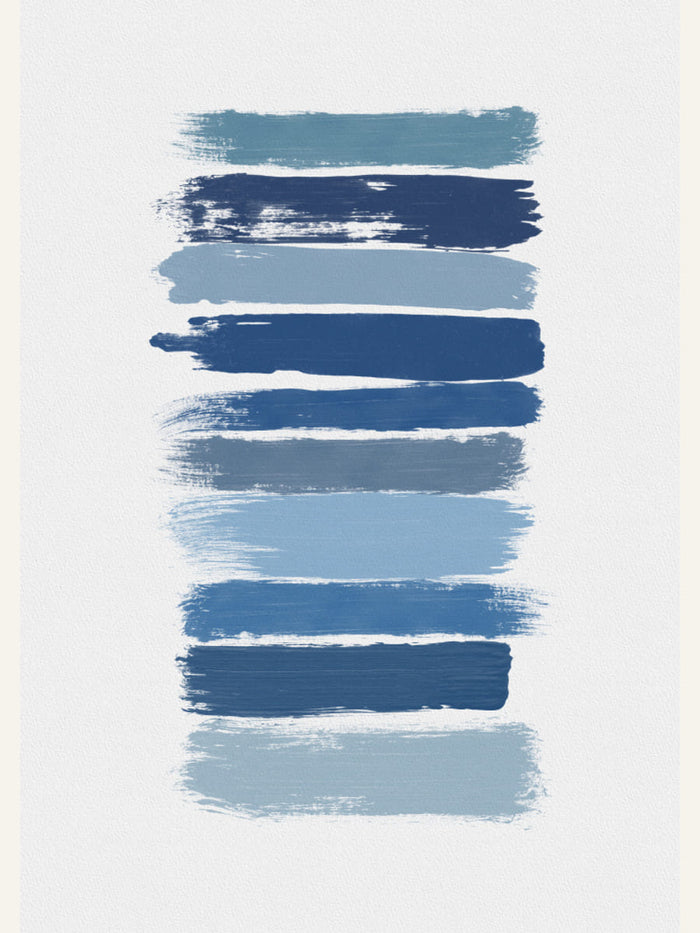 Póster Ombre Blue – póster e impresión artística
