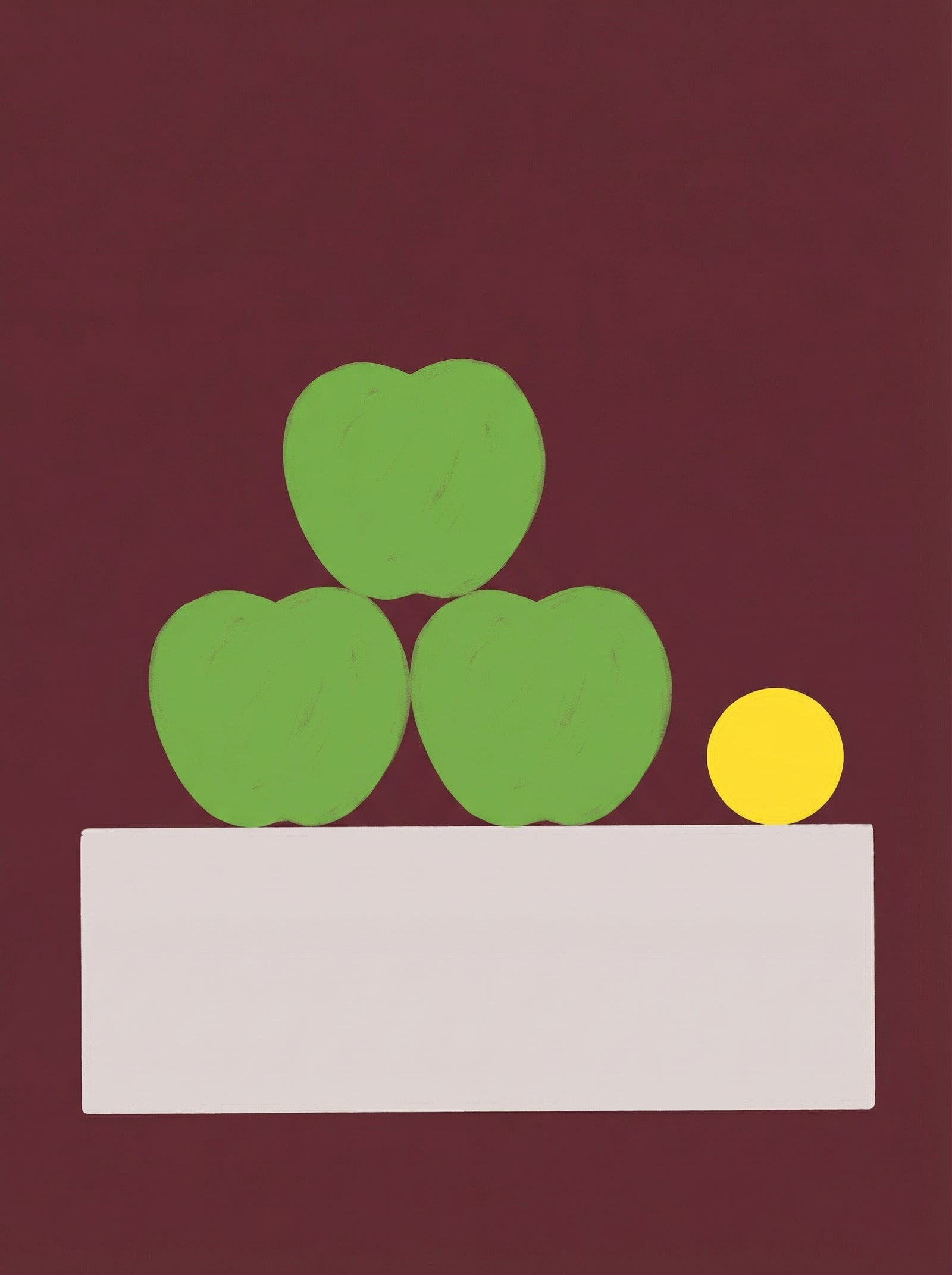 Poster in black frame