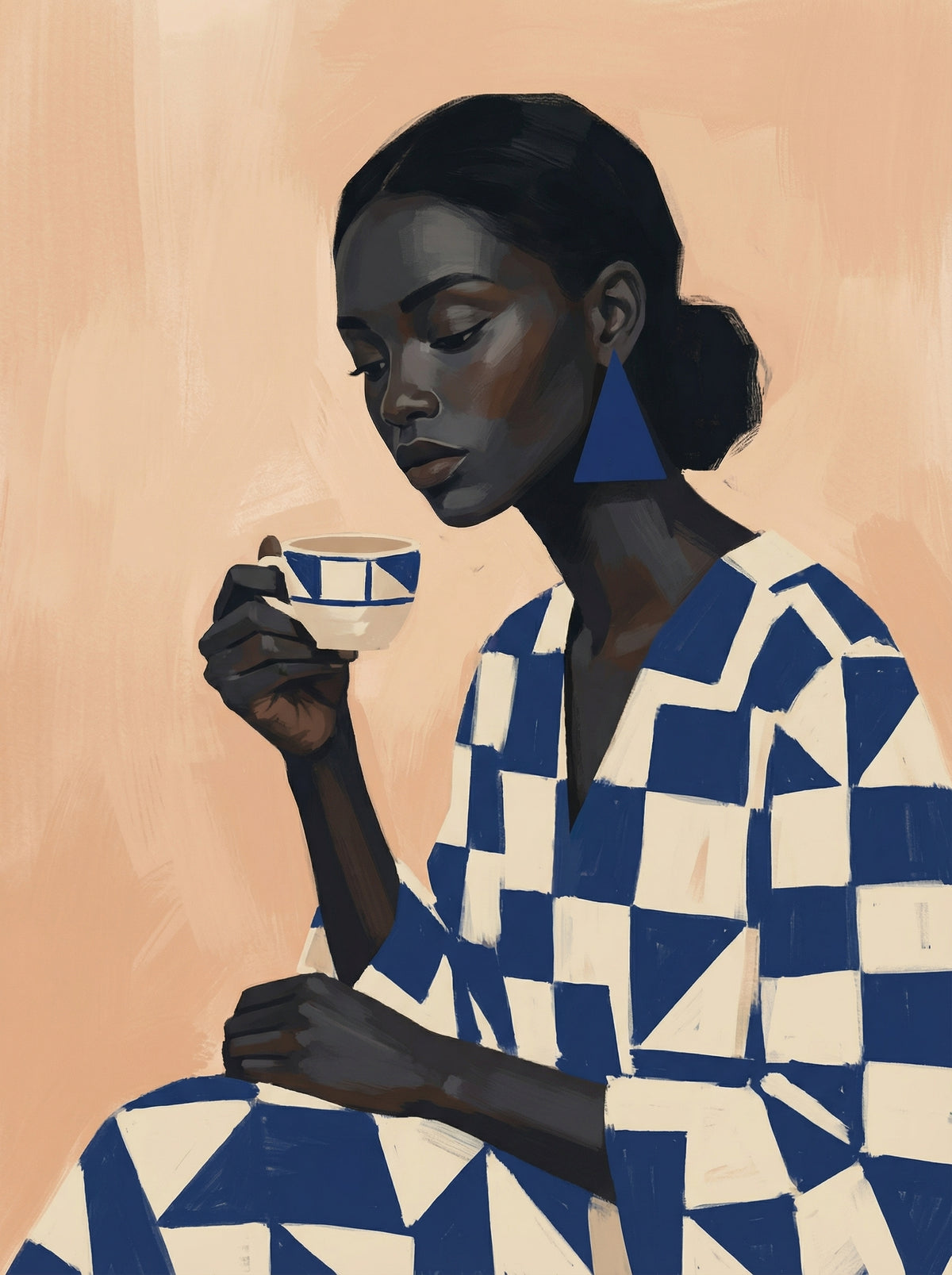 Poster in black frame