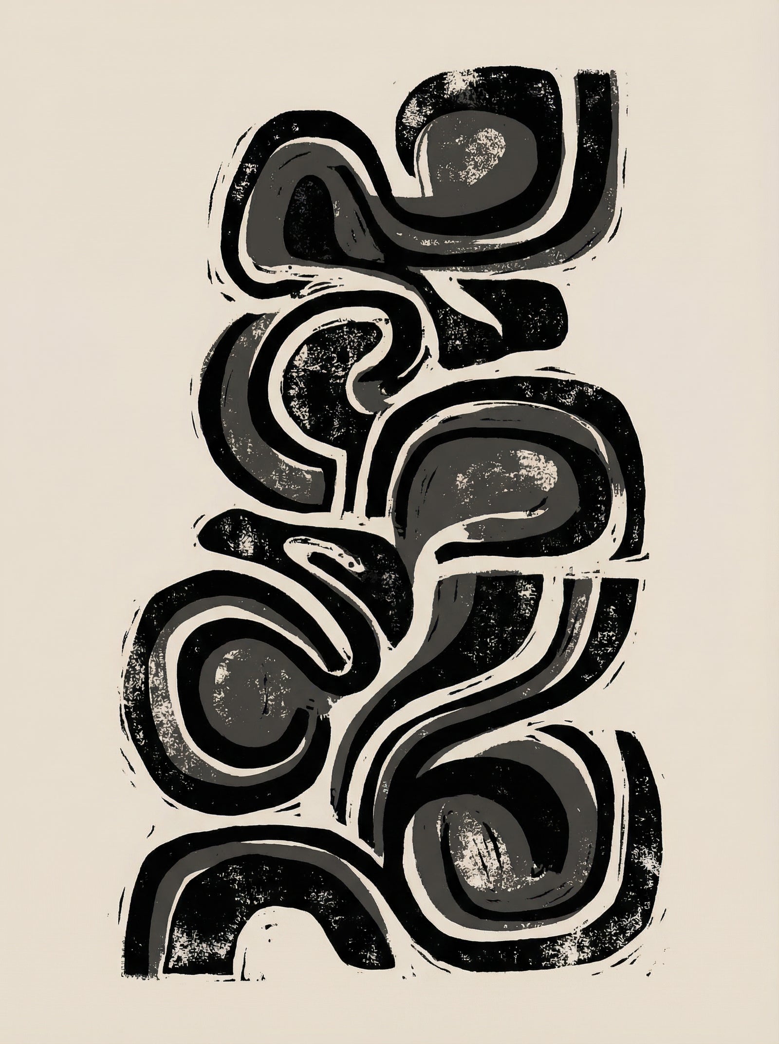 Poster in black frame