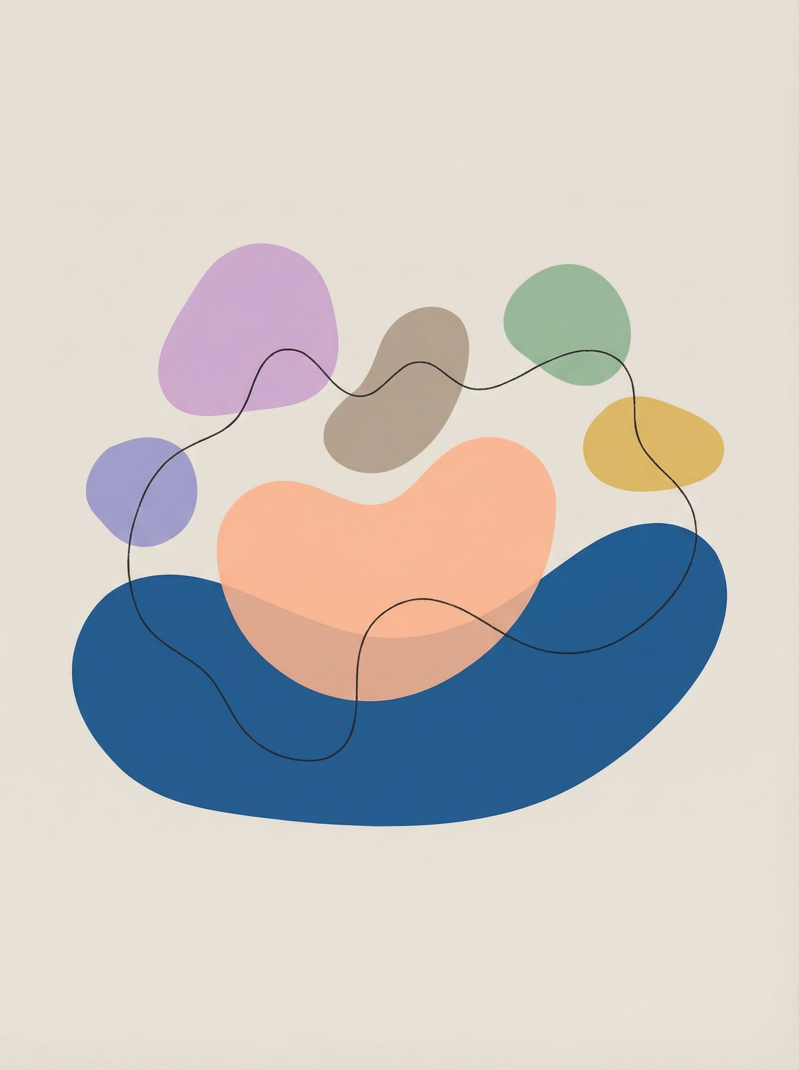 Poster in black frame