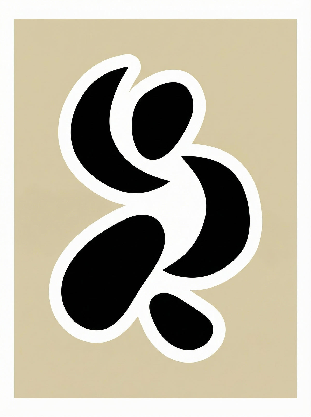 Poster in black frame