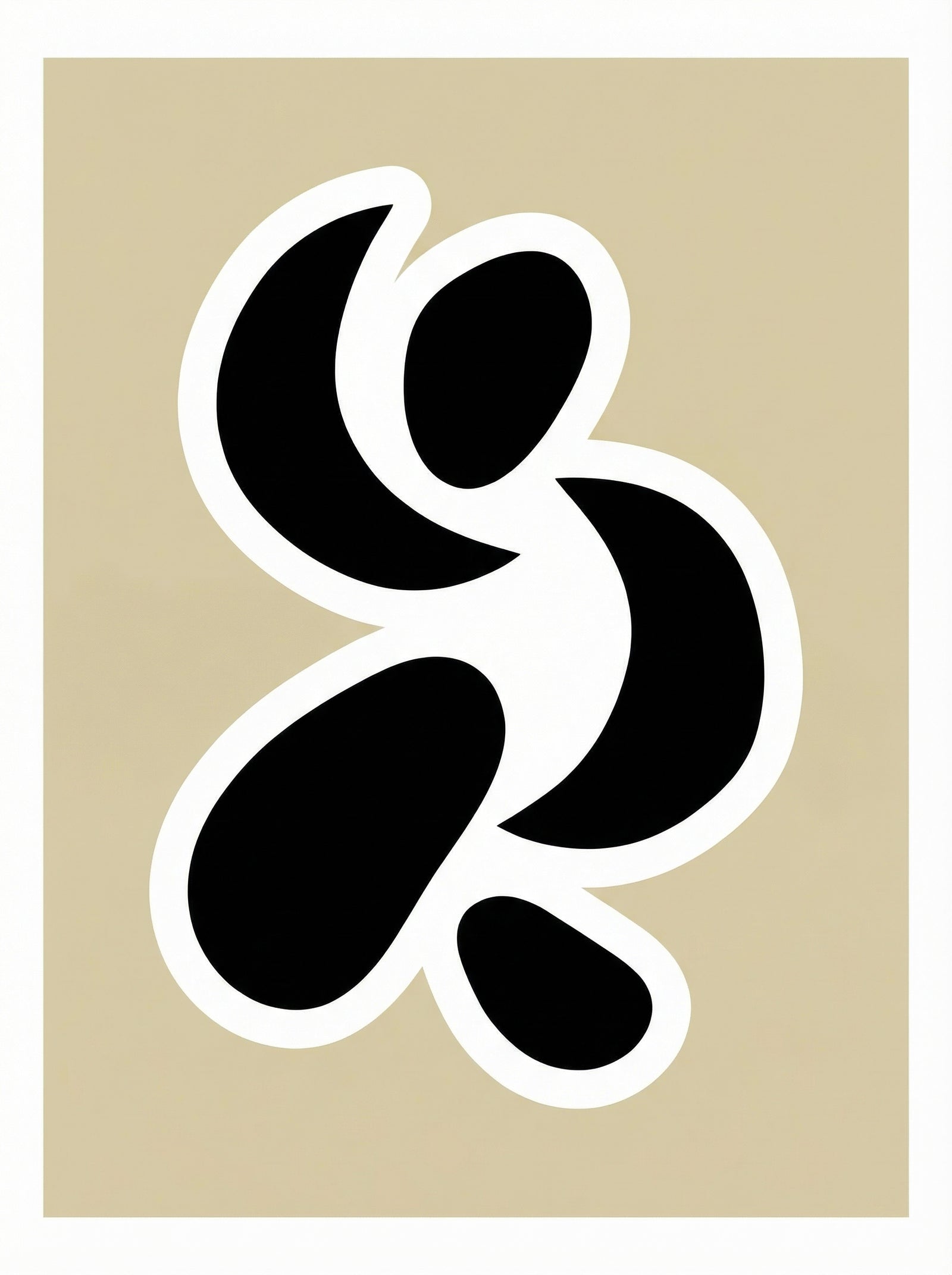 Poster in black frame