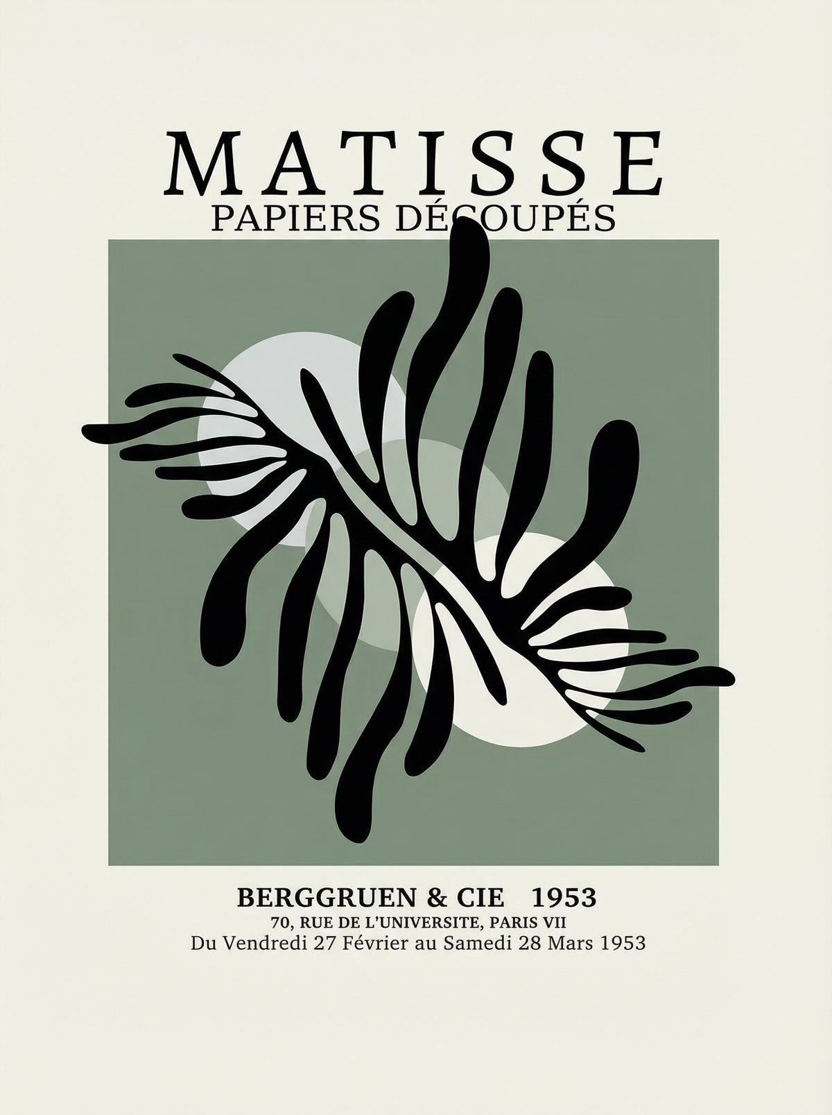 Poster in black frame