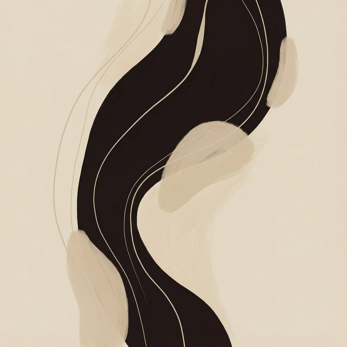 Poster in black frame