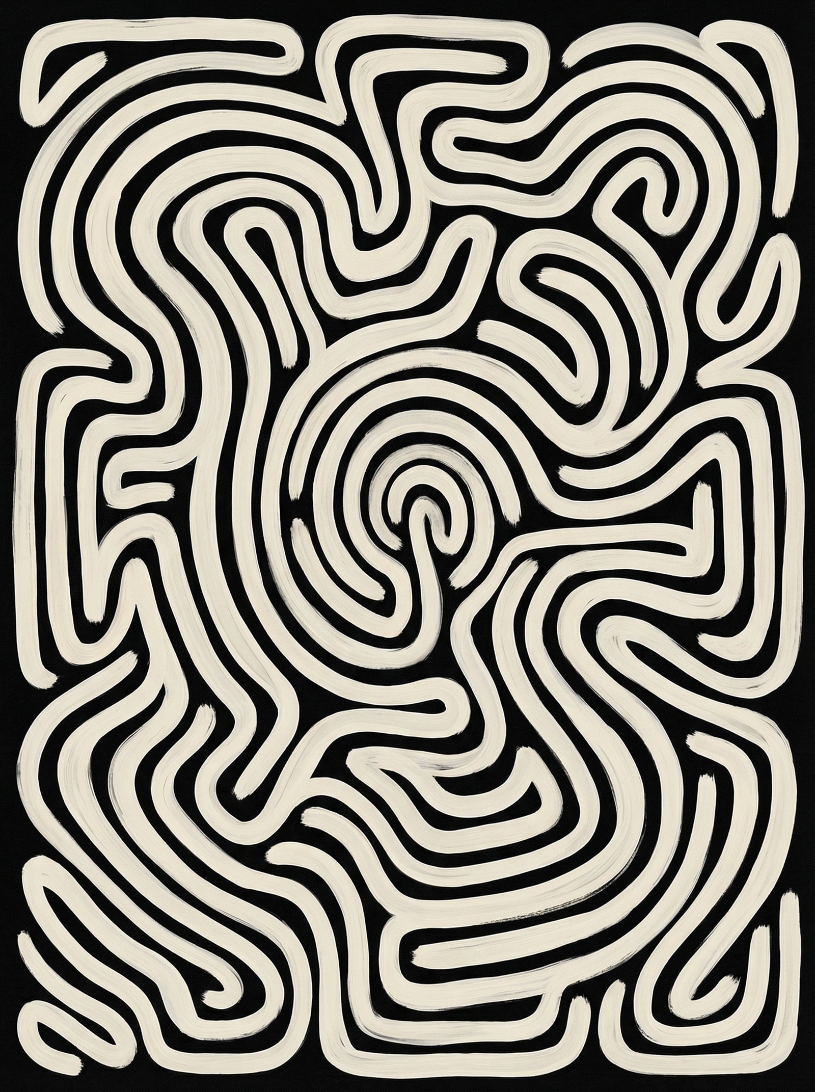 Poster in black frame