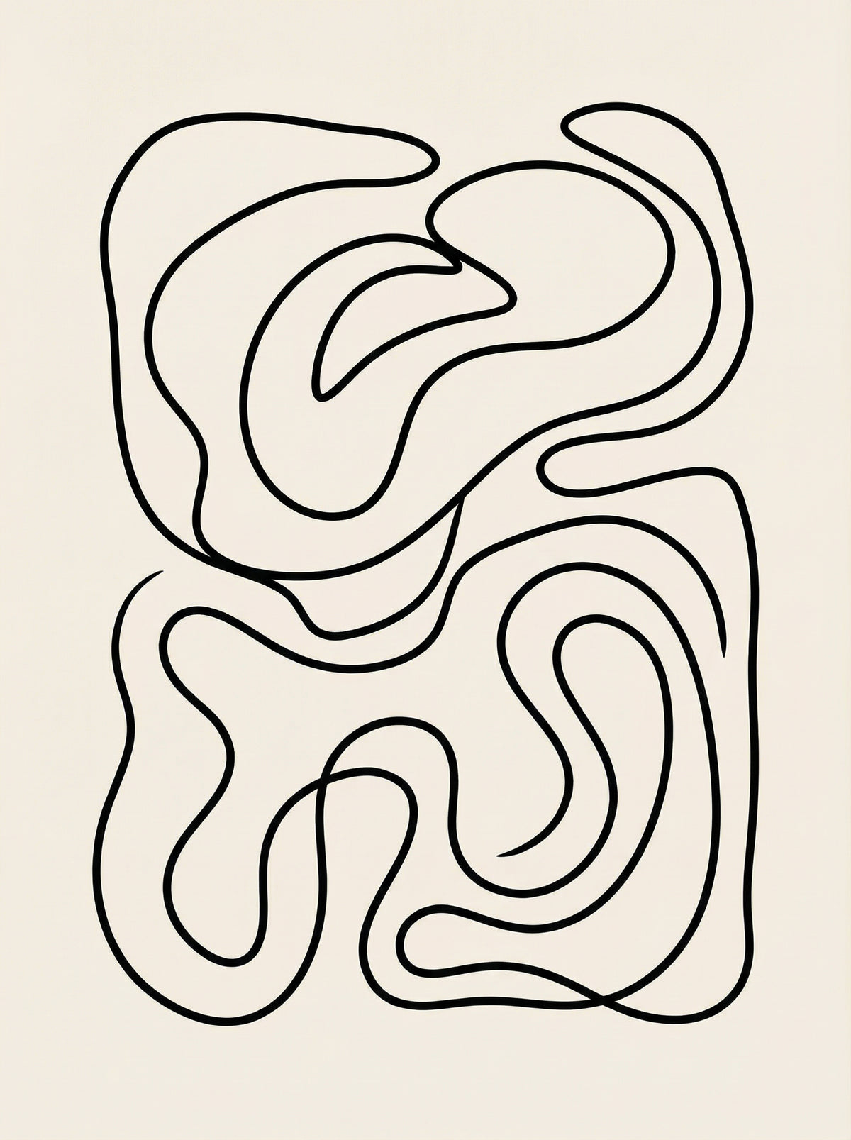 Poster in black frame