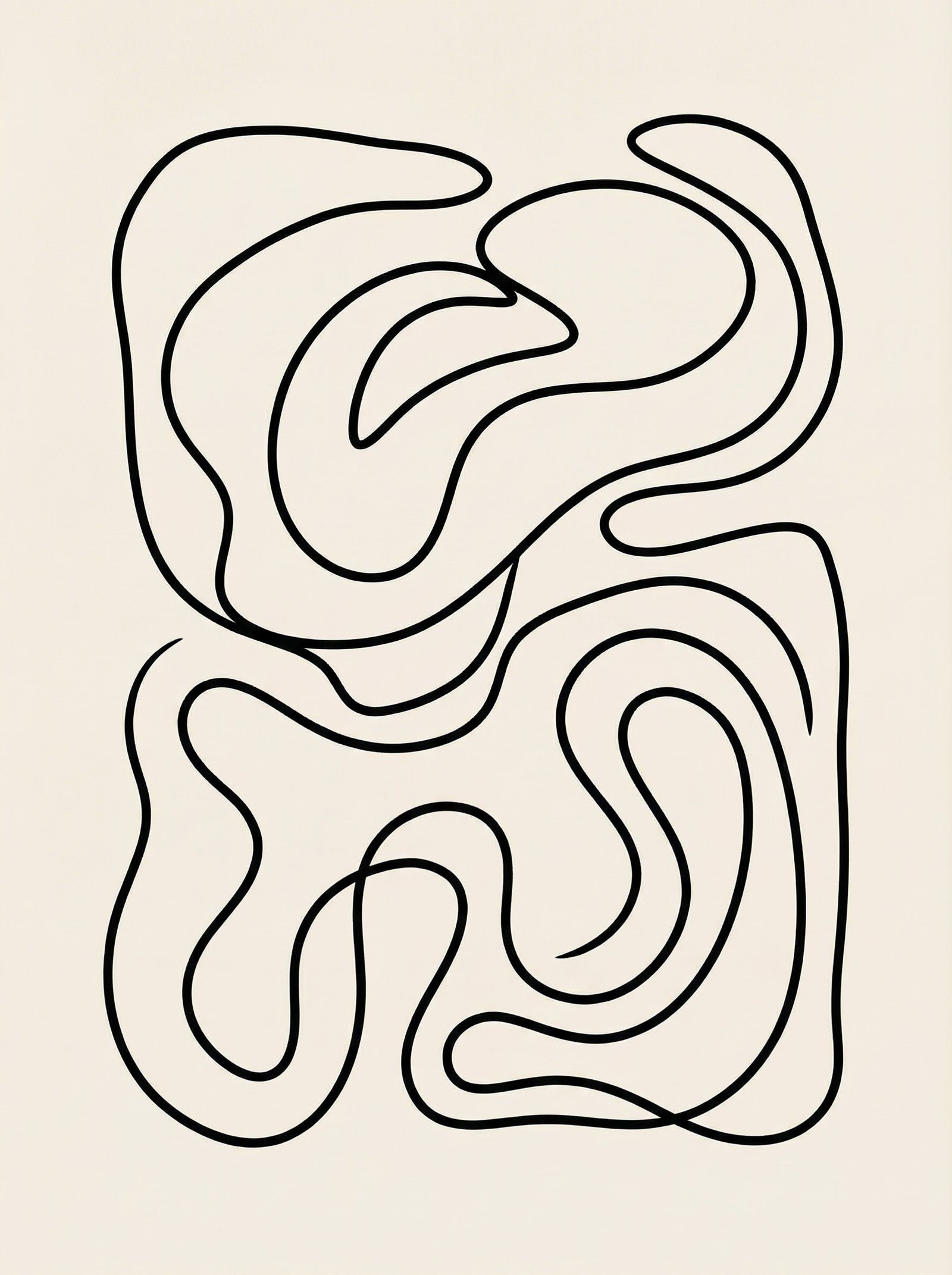 Poster in black frame