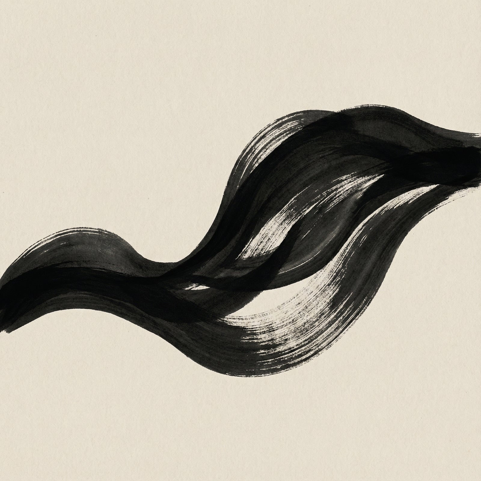 Poster in black frame