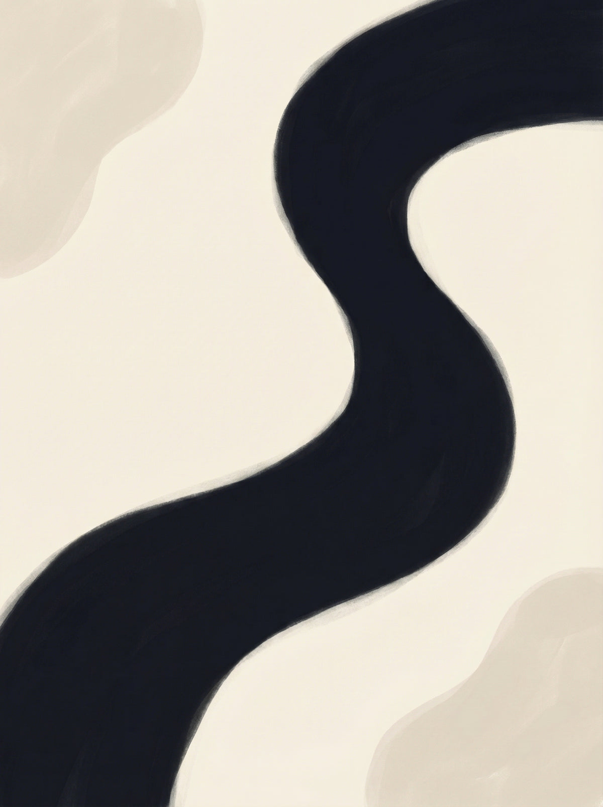 Poster in black frame